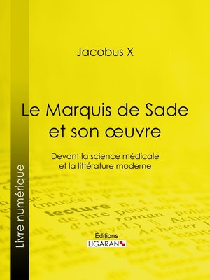 cover image of Le Marquis de Sade et son oeuvre